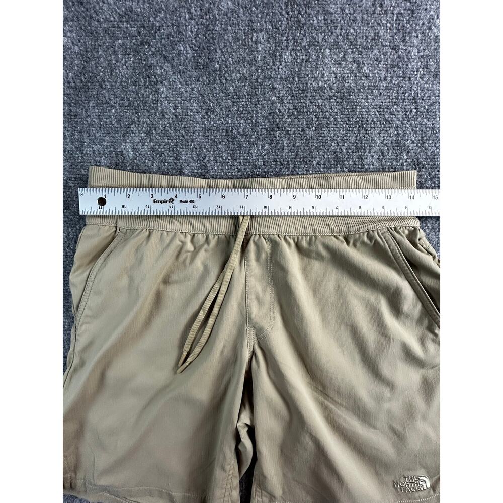 The North Face Women's Khaki Hiking Athletic Shorts Size Small Drawstring - Picture 5 of 6